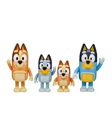 Bluey S1 Family Figurine Pack - 4 Pieces