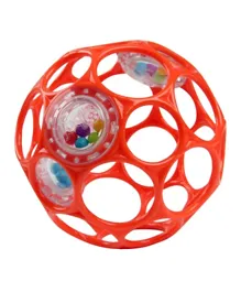 Bright Starts Oball Rattle - Red