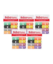 Babamama Disposable Dispenser Refills Pack of 5 - 40 Rolls