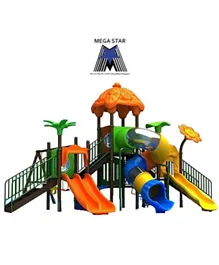 Megastar Shaded Dome Valley Playground - Multicolour