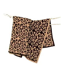 Barefoot Dreams In The Wild Throw Camel - Leopard