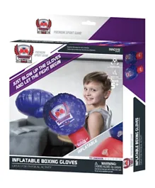 Hostful Dynamite Puncher Inflatable Boxing Gloves - Blue & Red