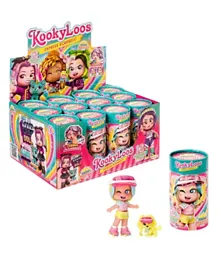 KookyLoos Sunday Funday Series Collectible Surprise Doll With Fashion Accessories - Pack of 12