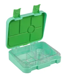 Bonjour Tiff Box Bento Lunch Box 6/4 Compartments - Green