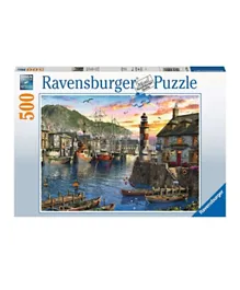 Ravensburger Sunrise At The Port Multicolor - 500 Pieces