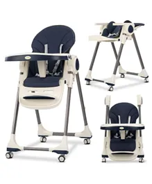 Baybee 3 In 1 Convertible High Chair - Blue