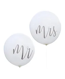 Ginger Ray Mr & Mrs. Balloons - 10 Pieces