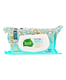 Seventh Generation Free and Clear Baby Wipes - 64 Wipes