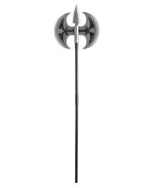 Party Centre Double Bladed Axe - Silver Black