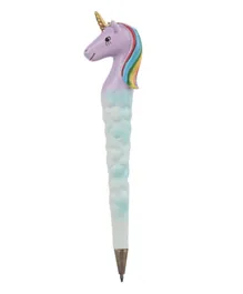 Puckator Enchanted Rainbows Unicorn Pen - White