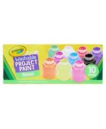 Crayola Neon Paint Set - Pack of 10