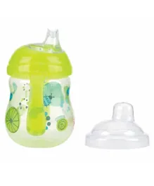 Nuby Designer Series No-Spill  cup with handles Green - 270ml