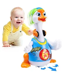 Baybee Duck Battery Operated Musical Crawling Toy - Multicolor