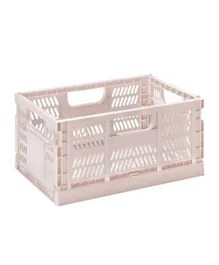 3 Sprouts Modern Folding Crate Large - Pink
