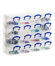 Really Useful Box Org Clear 16 Pieces - 0.14L