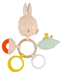 Trixie Activity Ring Rattle Mrs. Rabbit - Pink