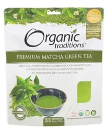 ORGANIC TRADITIONS Premium Matcha Green Tea - 100g