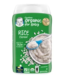 Gerber 1st Foods Organic Rice Cereal - 227g