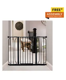 Regalo Easy Step Extra Wide Safety Gate 1164 EB DS - Black