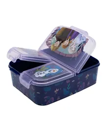 Disney Multi Compartment Sandwich Lunch Box Frozen Trust Journey - Purple