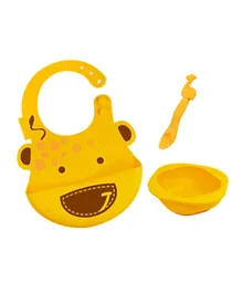 Marcus and Marcus Baby Feeding Set Yellow - 3 Pieces