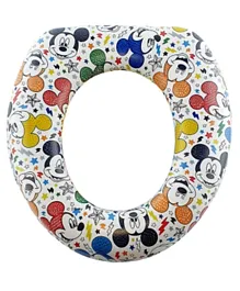 Disney Mickey Cushioned Toddler Toilet Trainer Seat - Multicolour