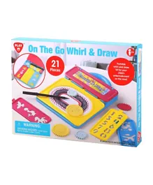 PlayGo My Portable Whirl and Draw - 21 Pieces