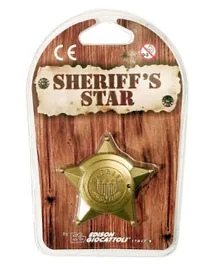 Edison Sheriff's Star Badge - Golden