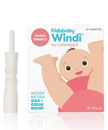 FridaBaby Windi Gas and Colic Reliever for Babies White - 10 Pieces