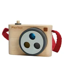 Plan Toys Wooden Colored Snap Camera - Multicolor