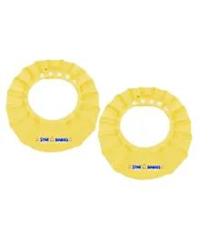 Star Babies Yellow Combo of Kids Shower Cap - Pack of 2