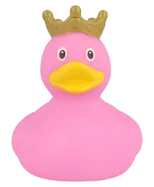 Lilalu Mini Rubber Duck with Crown Bath Toy - Pink