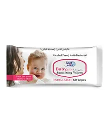 Cool & Cool Baby Sanitizing Wipes - 60 Wipes