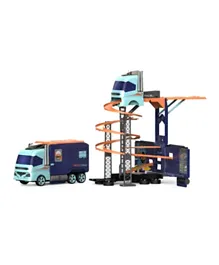 D-Power Super Transformer Construction Truck Playset - Blue