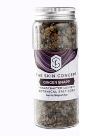 The Skin Concept Handmade Detoxifying Green Tea Botanical Salt Soak Ginger Snapp -160g