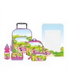 Atlas 5 in 1 Car Trolley Backpack School Set - 16 inches