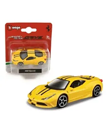 Bburago Die Cast Ferrari Race & Play 458 Speciale Car - Red