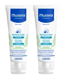 Mustela Soothing Chest Rub Pack of 2 - 80ml