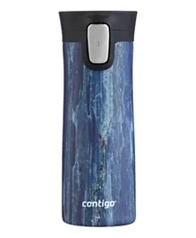 Contigo Autoseal Pinnacle Couture Vacuum Insulated Stainless Steel Travel Mug Blue Slate - 420mL
