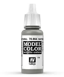 Vallejo Model Color 70.864 Natural Steel - 17mL