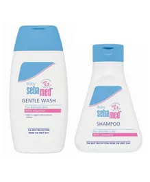 Sebamed Value Pack Baby Shampoo 150 mL + Baby Wash 200 mL
