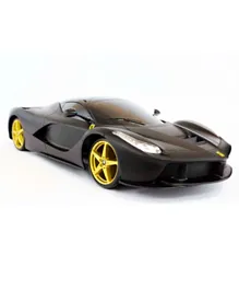 Maisto Die Cast Radio Controlled 1:24 Scale MotoSounds Ferrari La Ferrari - Black