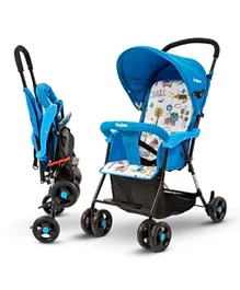 بايبي - عربة أطفال محمولة للرضع - أزرق