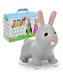 Gerardo's Toys My First Jumpy Bunny - Grey