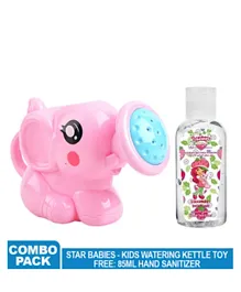 Star Babies Pink Watering Kettle Toy + Free 85ml Hand Sanitizer