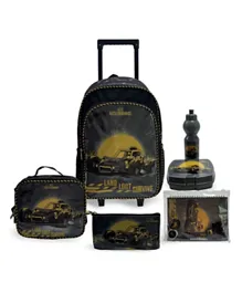 PUBG Corp 6 in 1 Battlegrounds Trolley Backpack Set - 18 Inches