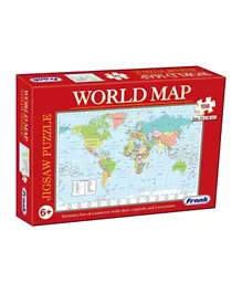 Frank World Map Jigsaw Puzzle - 108 Pieces
