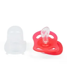 Babe Baby Silicone Soother  - Red