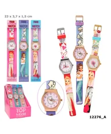 Top Model Silicone Watch With Metal Case - Assorted