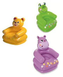 Intex Happy Animal Chair Pack of 1 - Assorted Colours & Designs